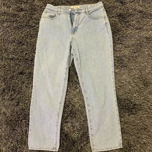 Pacsun light wash mom jeans